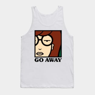 Cartoon And Face Tank Top